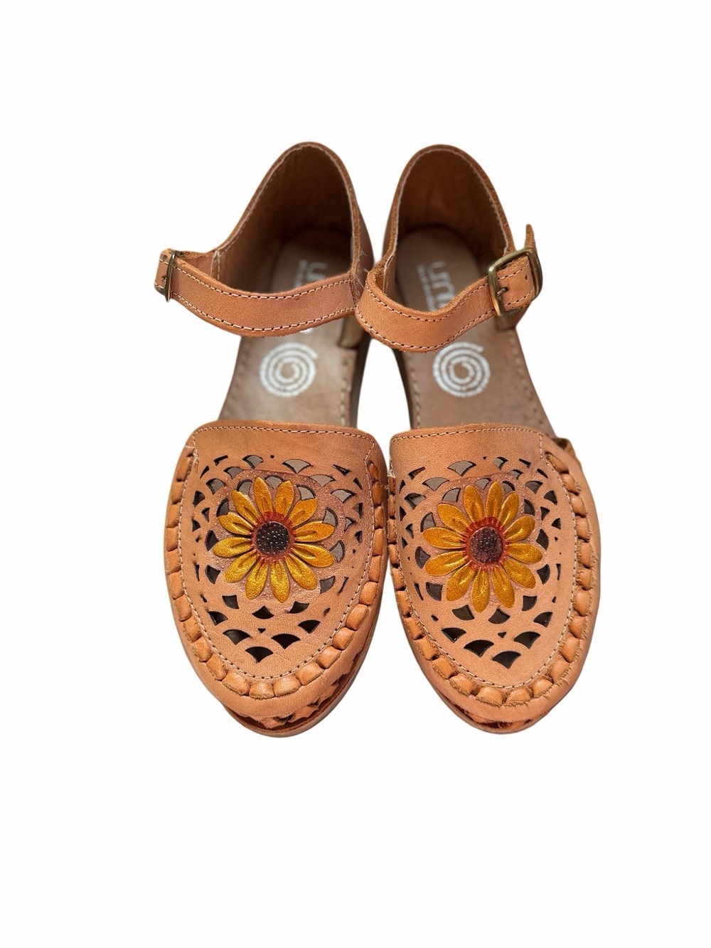 Stunning Handcrafted Sunflower Huarache Sandals by Umma Sandals